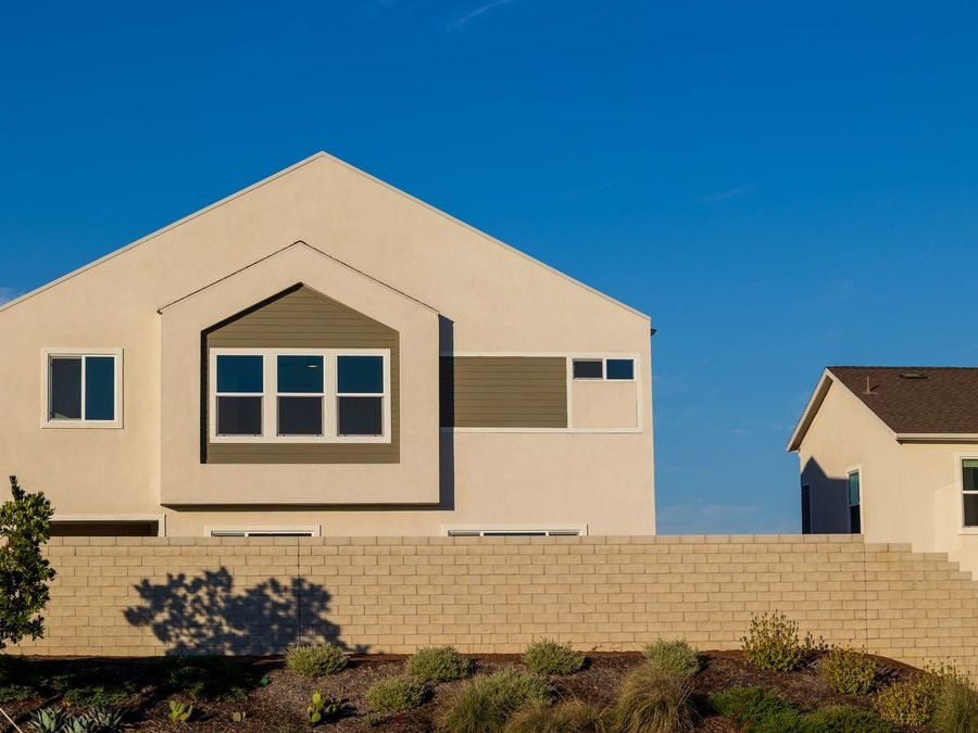 Stucco house exterior